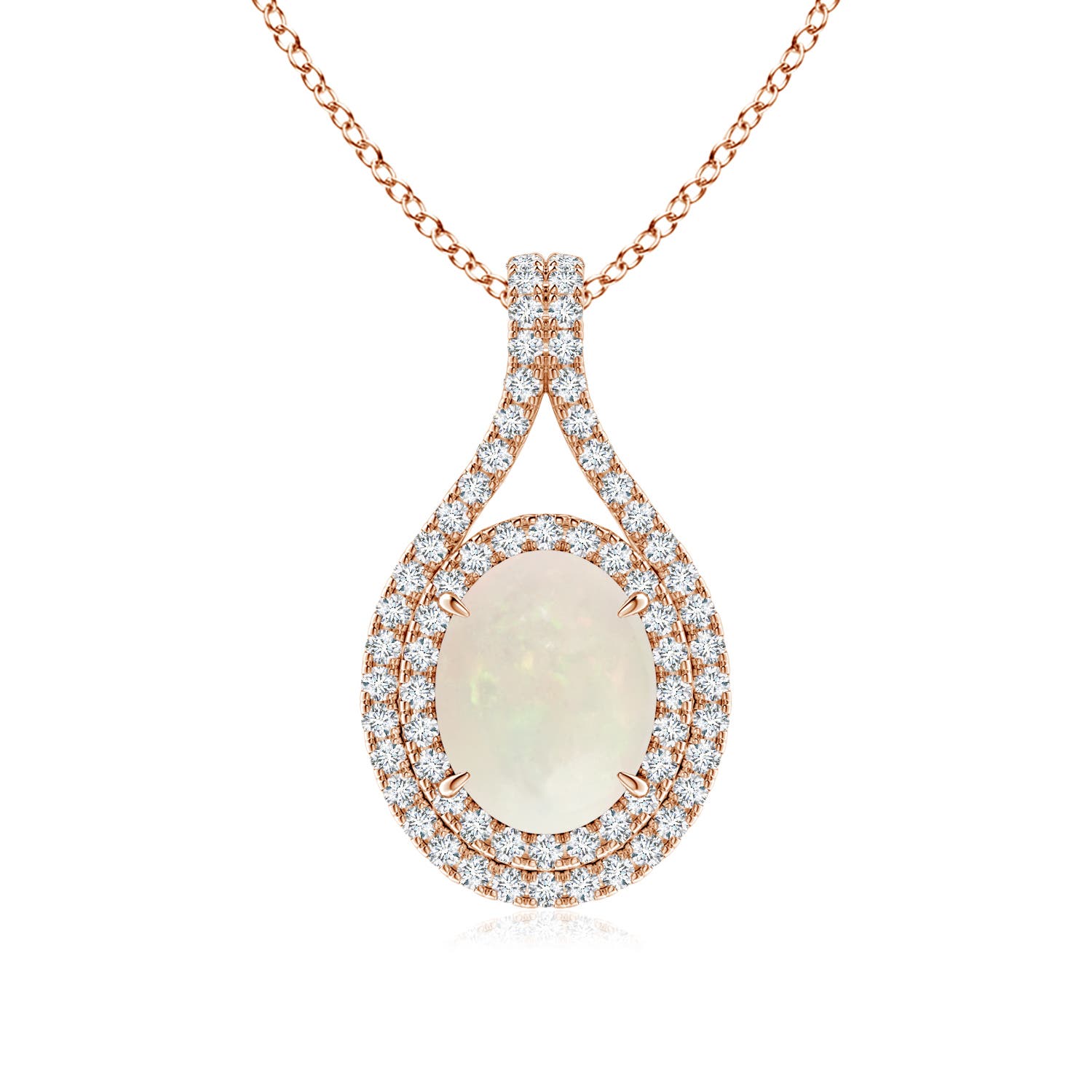 A - Opal / 1.45 CT / 14 KT Rose Gold