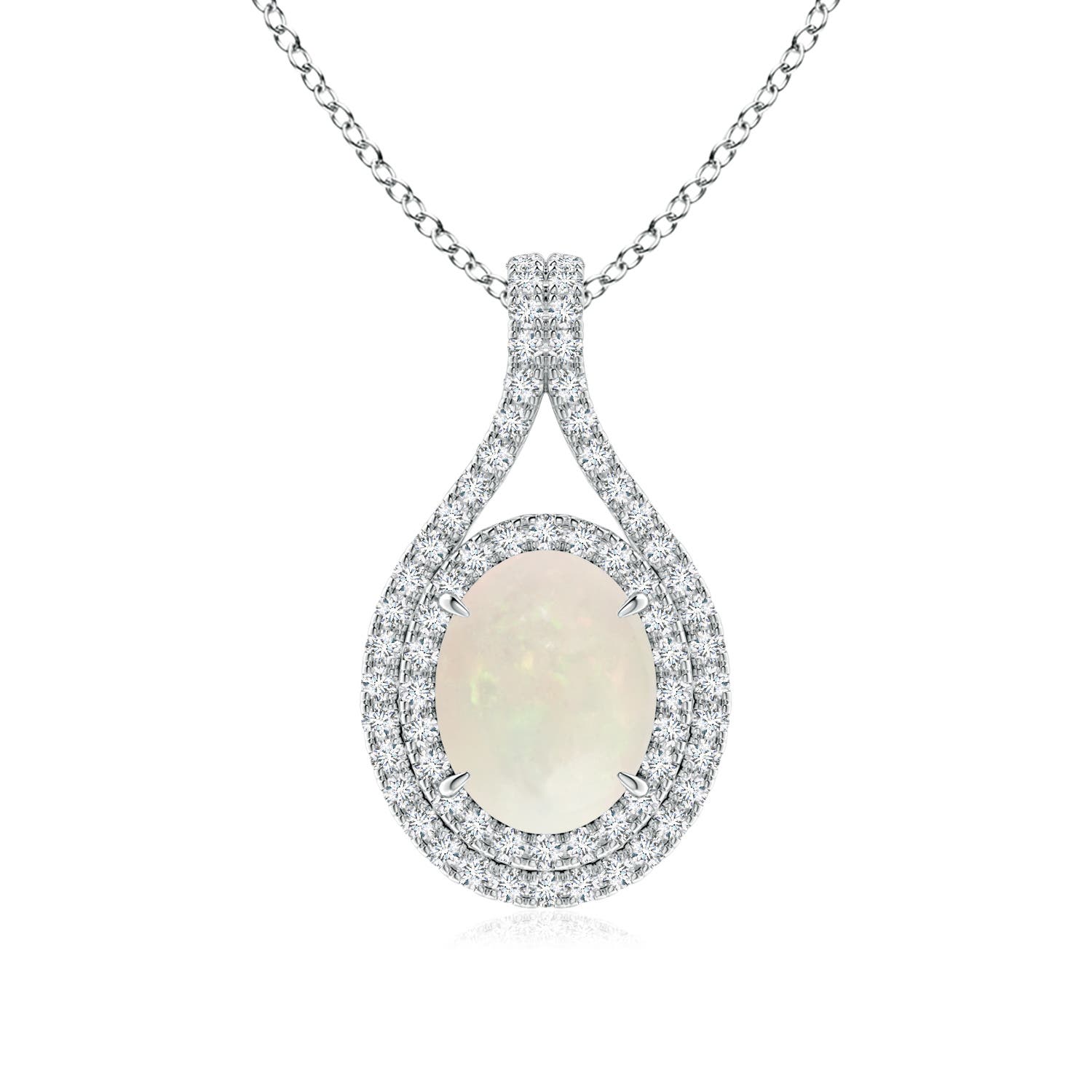 A - Opal / 1.45 CT / 14 KT White Gold