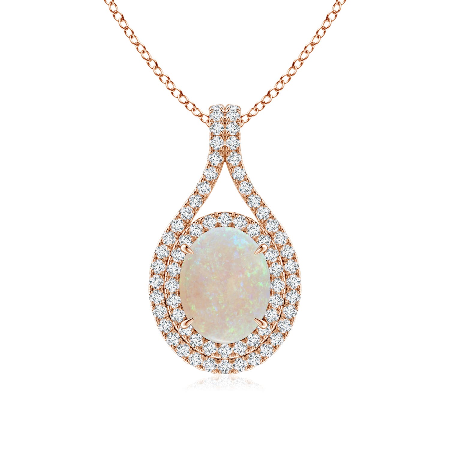 AA - Opal / 1.45 CT / 14 KT Rose Gold