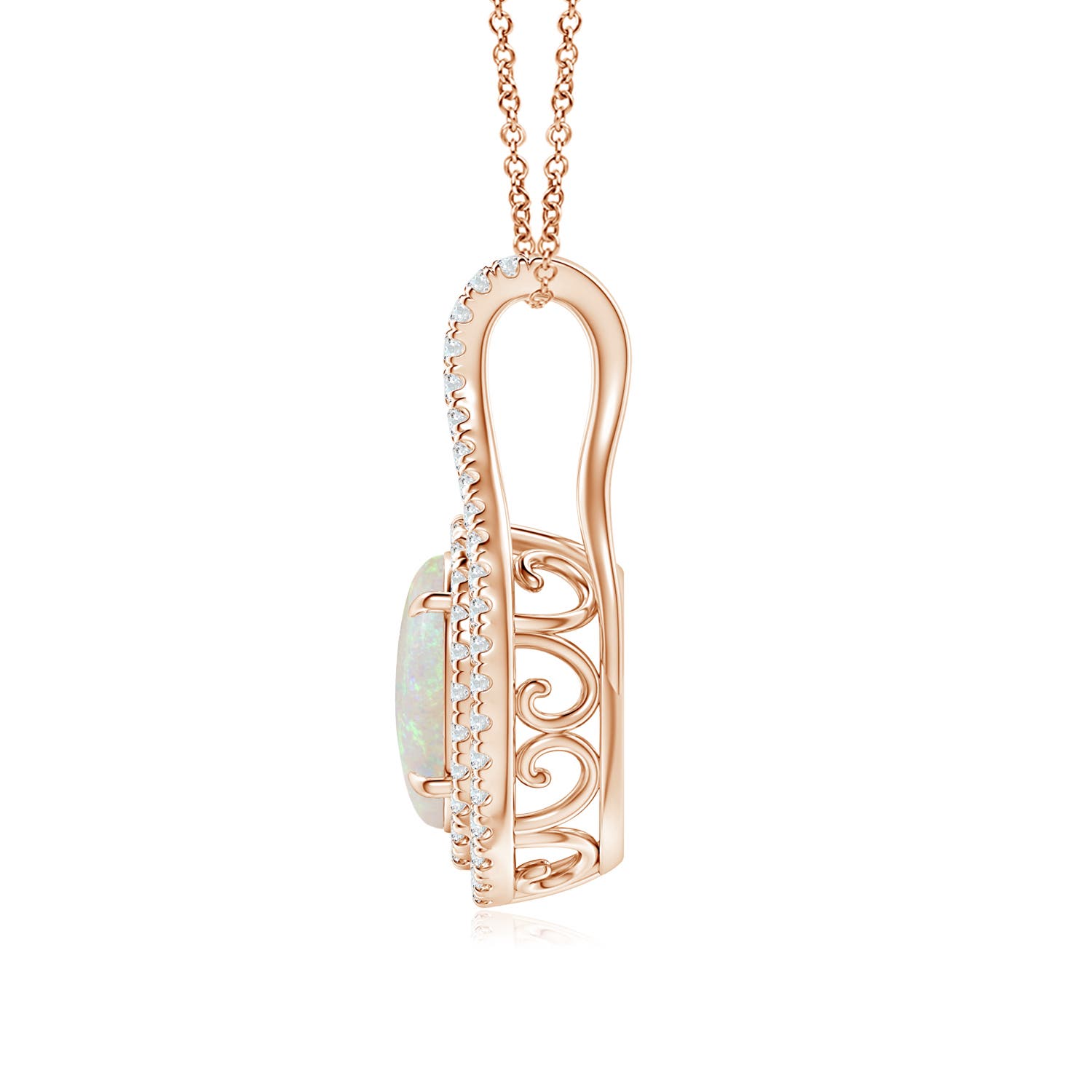 AA - Opal / 1.45 CT / 14 KT Rose Gold