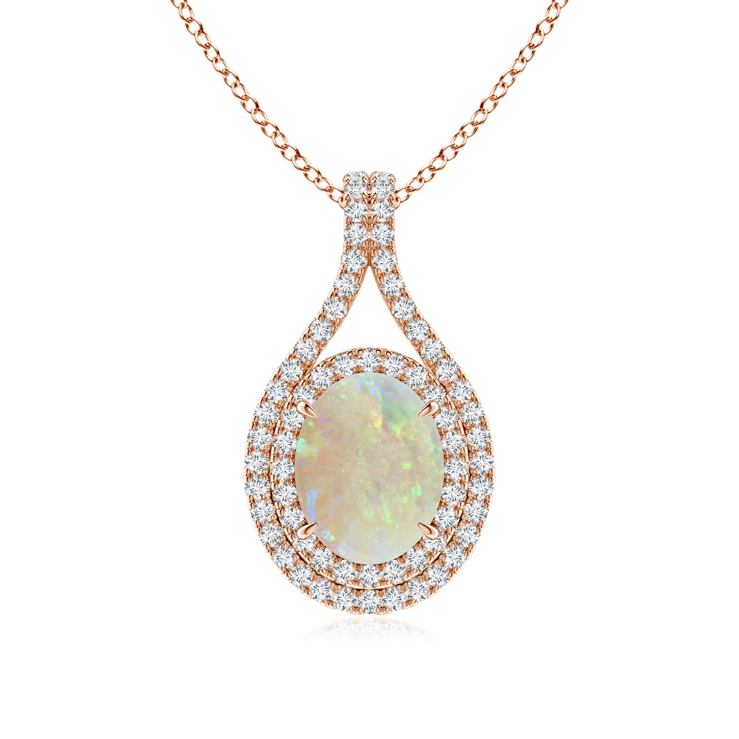 AAA - Opal / 1.45 CT / 14 KT Rose Gold