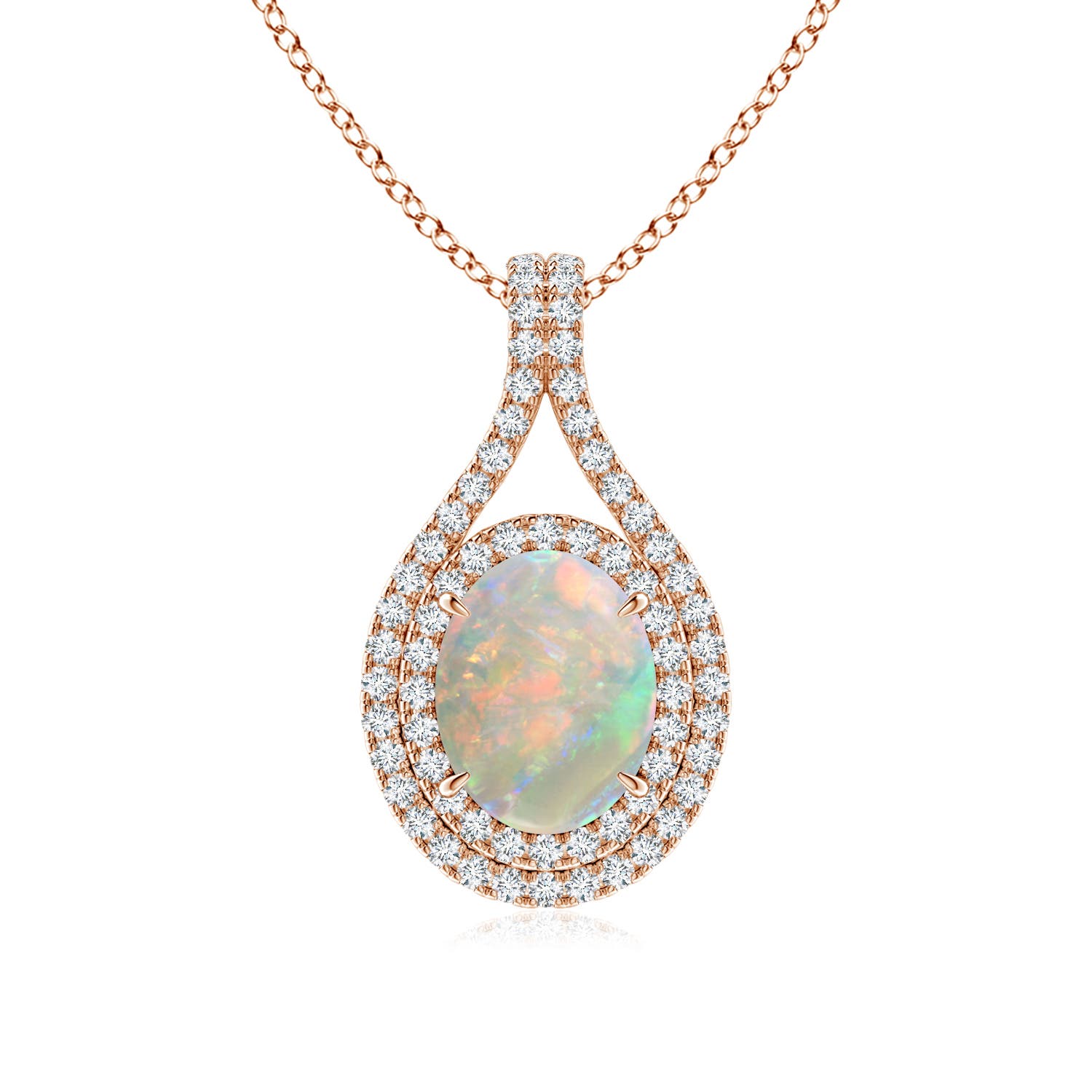 AAAA - Opal / 1.45 CT / 14 KT Rose Gold