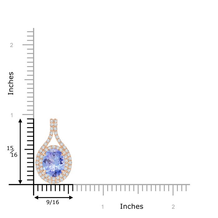 A - Tanzanite / 3.37 CT / 14 KT Rose Gold