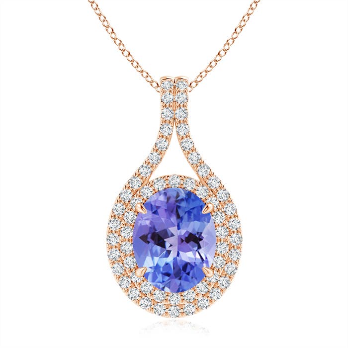 AA - Tanzanite / 3.37 CT / 14 KT Rose Gold