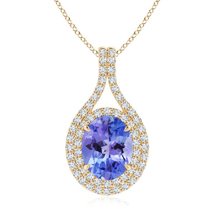 AA - Tanzanite / 3.37 CT / 14 KT Yellow Gold