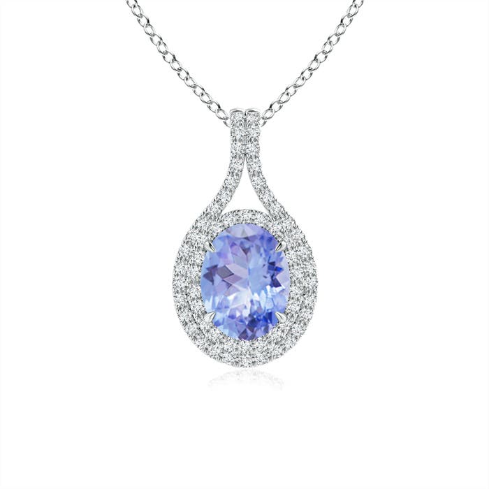 A - Tanzanite / 1.55 CT / 14 KT White Gold