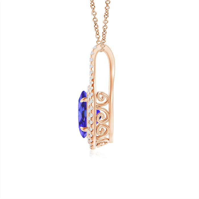 AA - Tanzanite / 1.55 CT / 14 KT Rose Gold