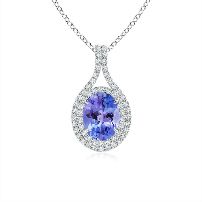 AA - Tanzanite / 1.55 CT / 14 KT White Gold