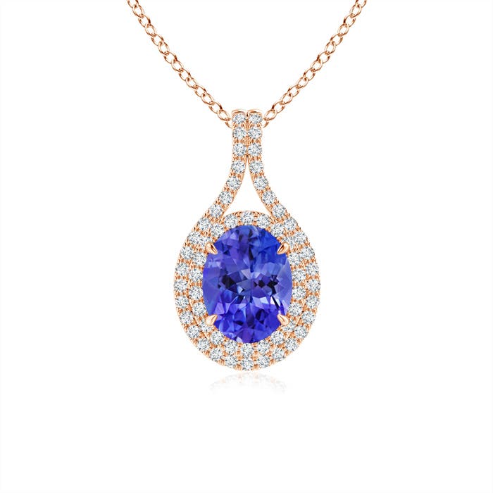 AAA - Tanzanite / 1.55 CT / 14 KT Rose Gold