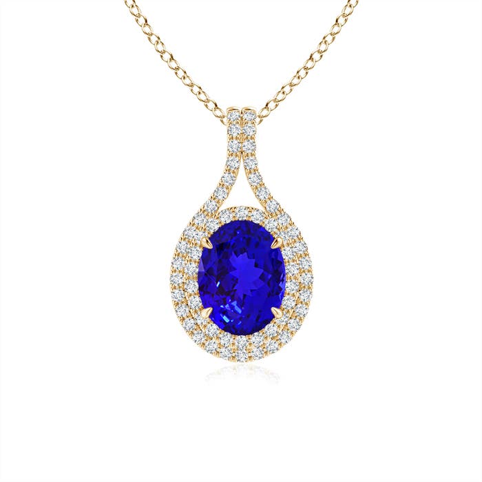 AAAA - Tanzanite / 1.55 CT / 14 KT Yellow Gold