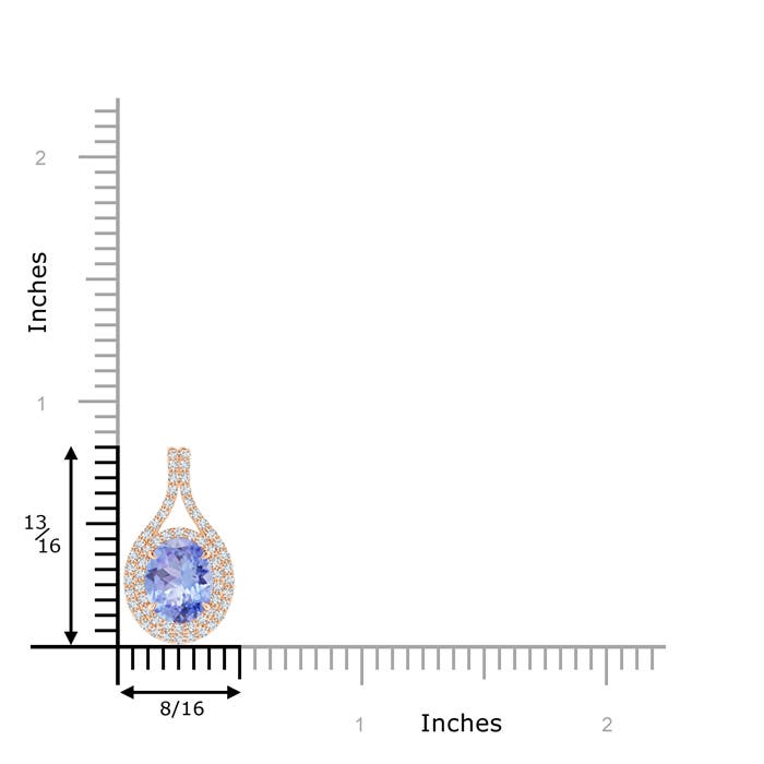 A - Tanzanite / 2.25 CT / 14 KT Rose Gold