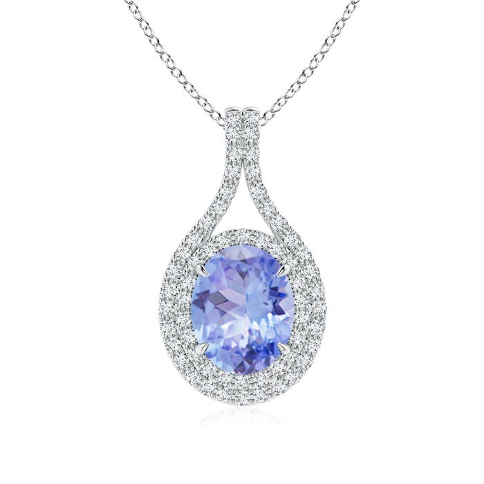 A - Tanzanite / 2.25 CT / 14 KT White Gold