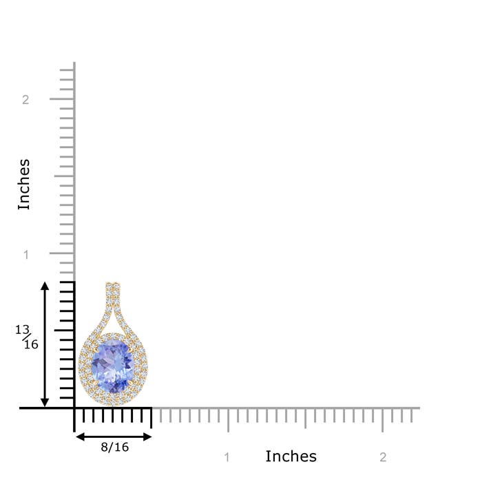 A - Tanzanite / 2.25 CT / 14 KT Yellow Gold