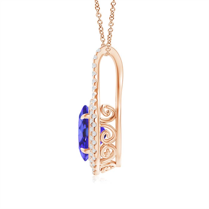 AA - Tanzanite / 2.25 CT / 14 KT Rose Gold