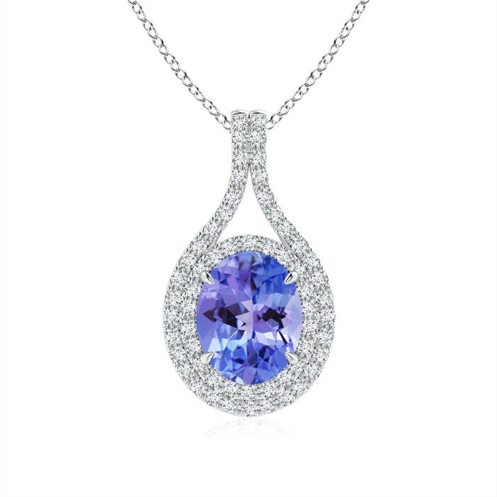 AA - Tanzanite / 2.25 CT / 14 KT White Gold