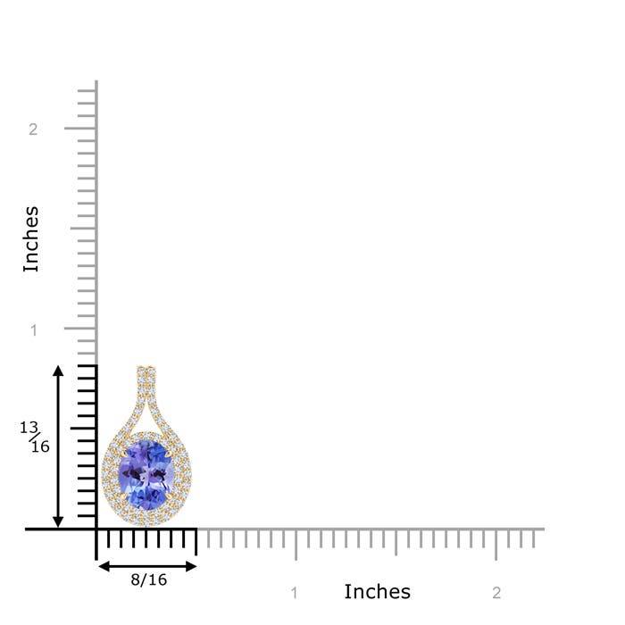 AA - Tanzanite / 2.25 CT / 14 KT Yellow Gold