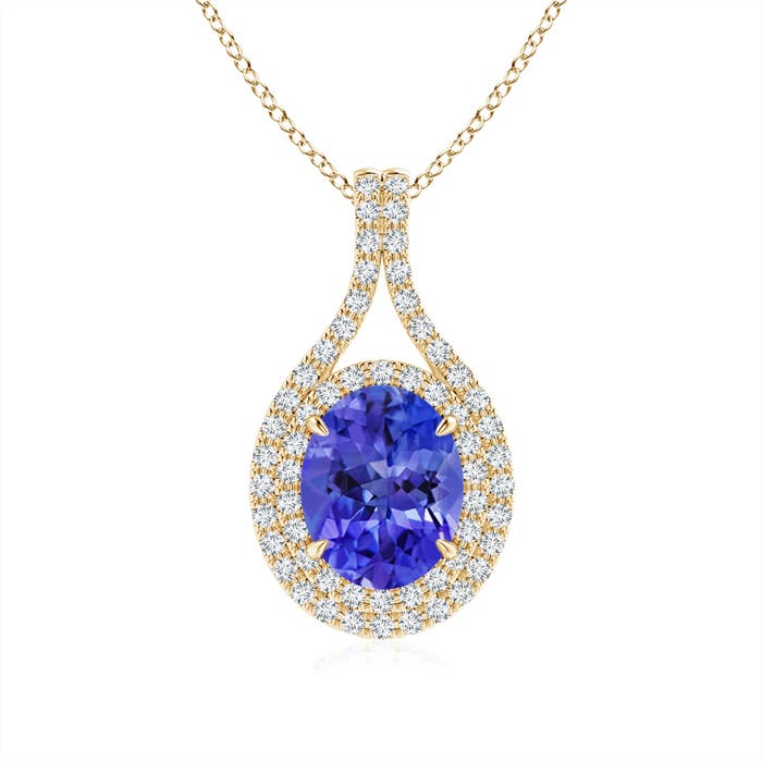 AAA - Tanzanite / 2.25 CT / 14 KT Yellow Gold