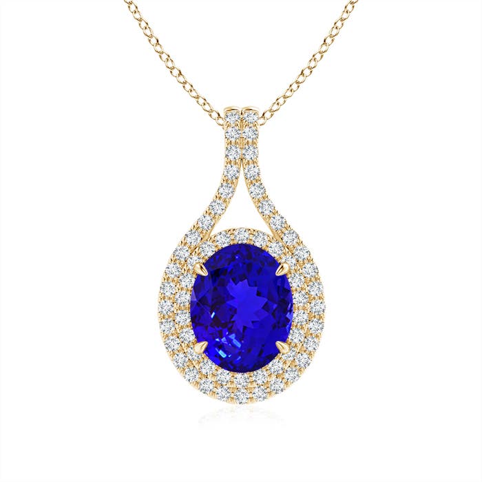 AAAA - Tanzanite / 2.25 CT / 14 KT Yellow Gold