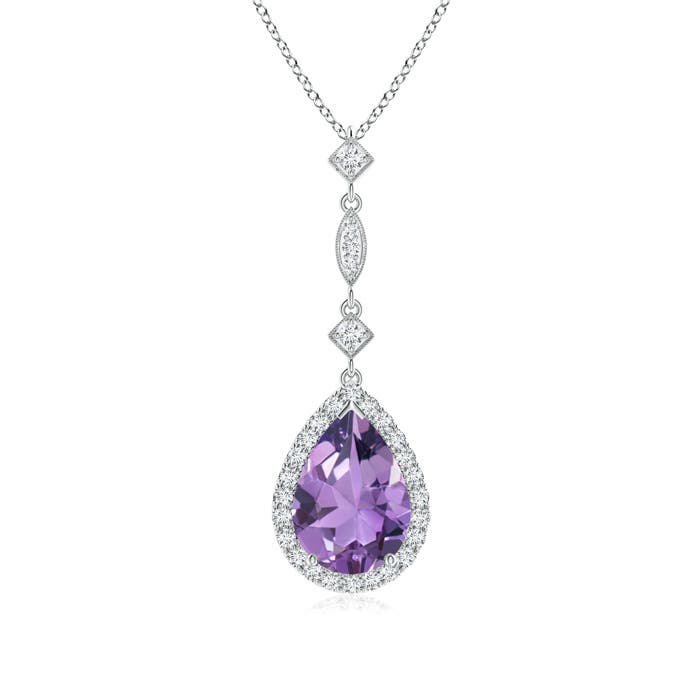 A - Amethyst / 1.78 CT / 14 KT White Gold