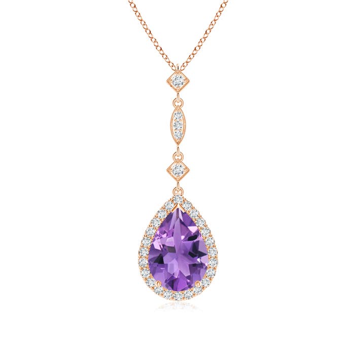 AA - Amethyst / 1.78 CT / 14 KT Rose Gold