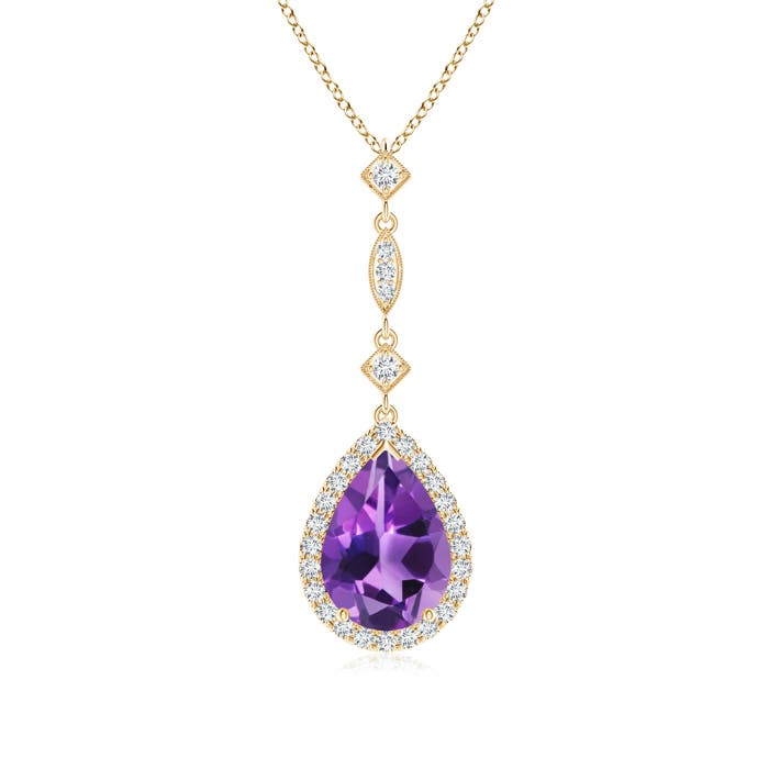 AAA - Amethyst / 1.78 CT / 14 KT Yellow Gold