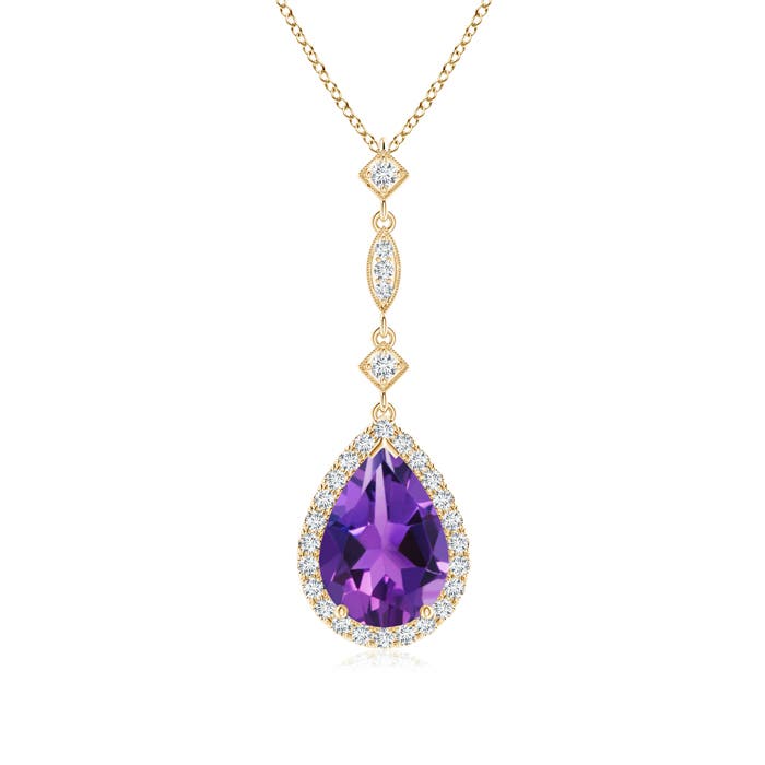 AAAA - Amethyst / 1.78 CT / 14 KT Yellow Gold