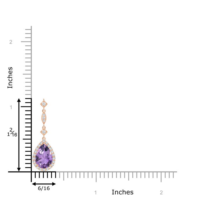 A - Amethyst / 1.19 CT / 14 KT Rose Gold