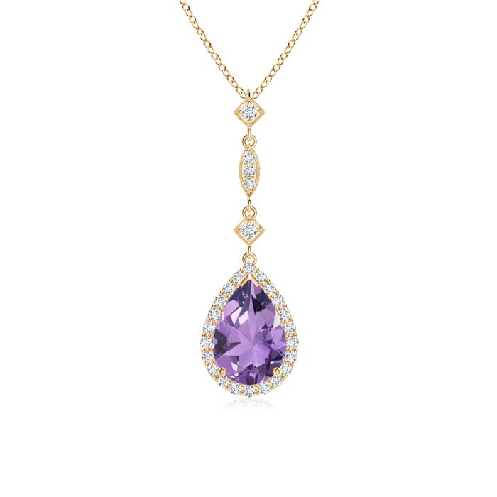 A - Amethyst / 1.19 CT / 14 KT Yellow Gold