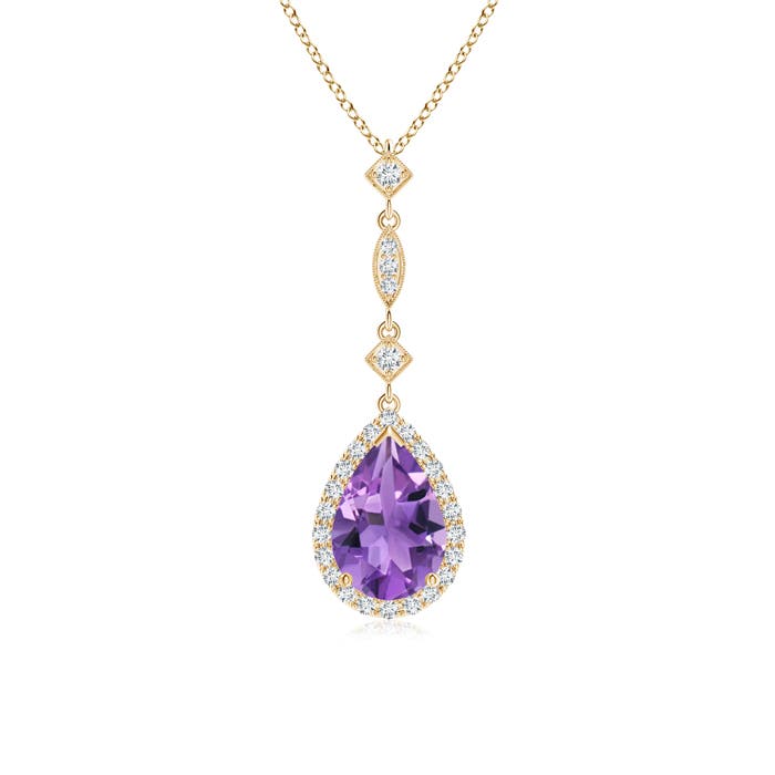 AA - Amethyst / 1.19 CT / 14 KT Yellow Gold