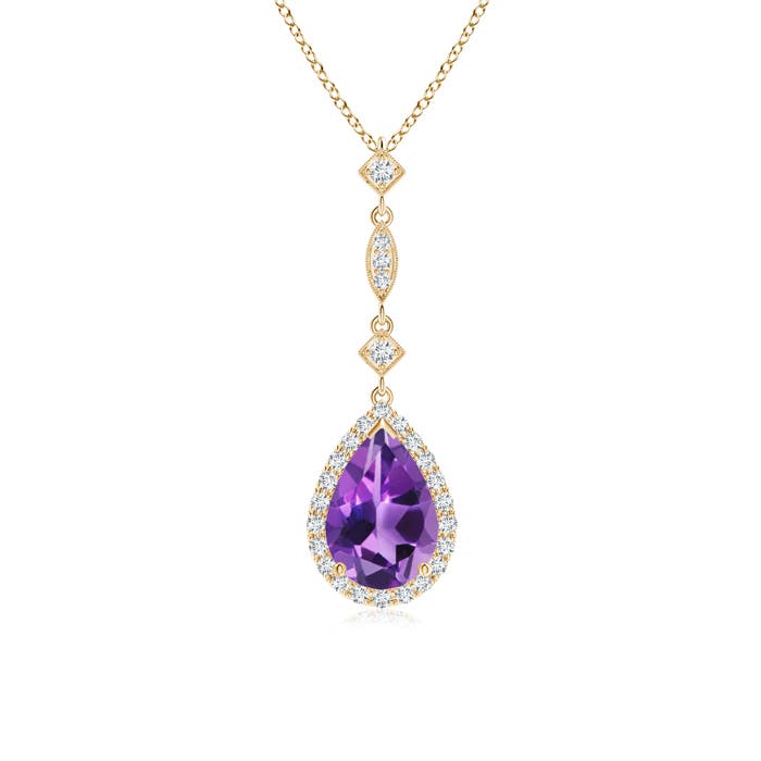 AAA - Amethyst / 1.19 CT / 14 KT Yellow Gold