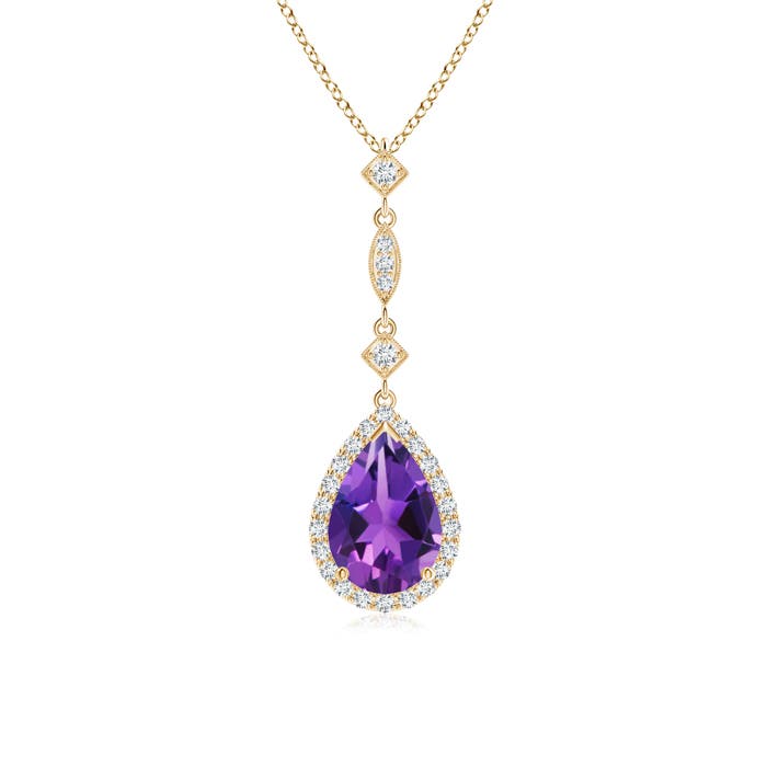 AAAA - Amethyst / 1.19 CT / 14 KT Yellow Gold