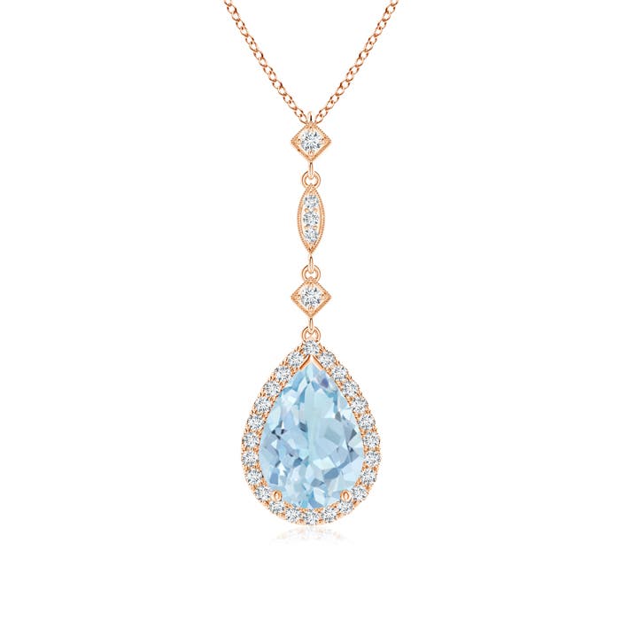 AA - Aquamarine / 1.78 CT / 14 KT Rose Gold