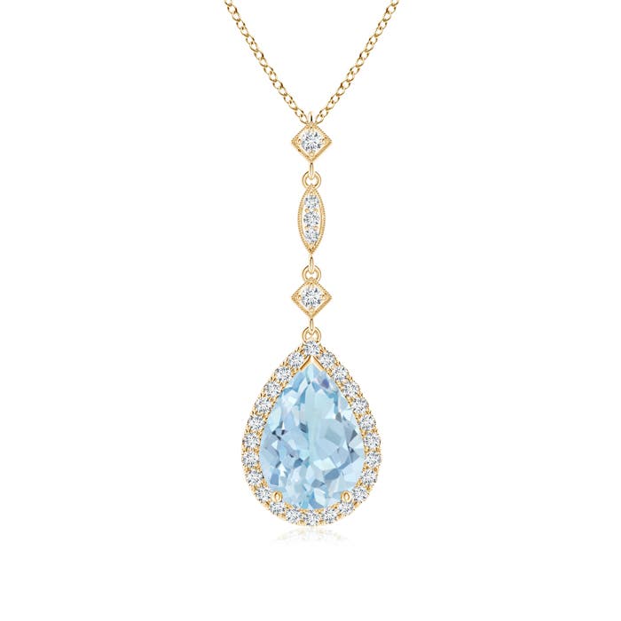 AA - Aquamarine / 1.78 CT / 14 KT Yellow Gold