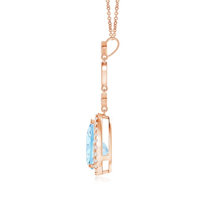 AAA - Aquamarine / 1.78 CT / 14 KT Rose Gold