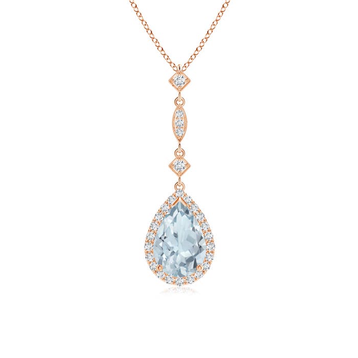 A - Aquamarine / 1.26 CT / 14 KT Rose Gold