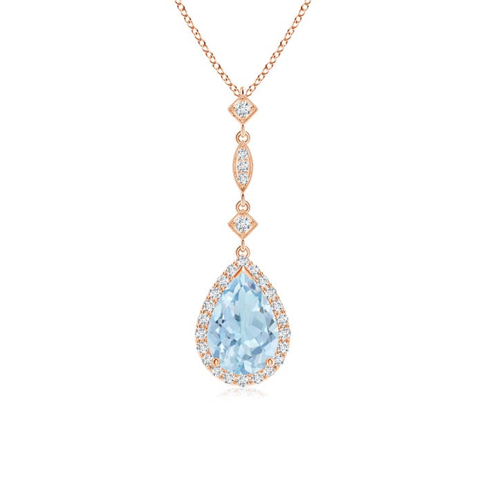 AA - Aquamarine / 1.26 CT / 14 KT Rose Gold