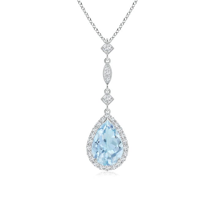 AA - Aquamarine / 1.26 CT / 14 KT White Gold