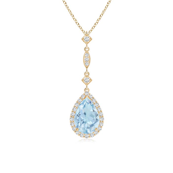 AA - Aquamarine / 1.26 CT / 14 KT Yellow Gold