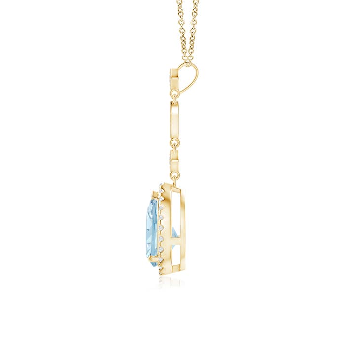 AA - Aquamarine / 1.26 CT / 14 KT Yellow Gold