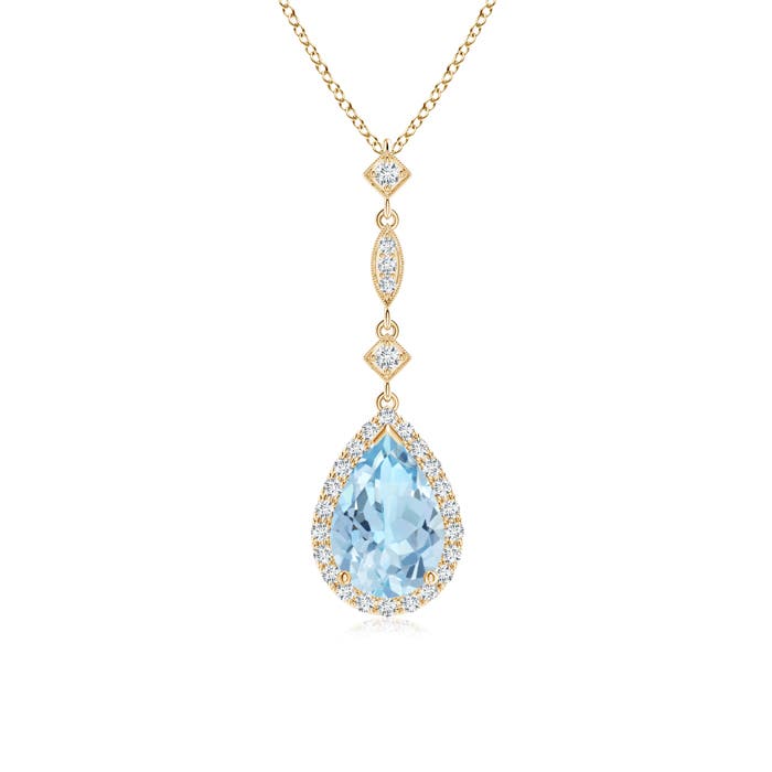 AAA - Aquamarine / 1.26 CT / 14 KT Yellow Gold