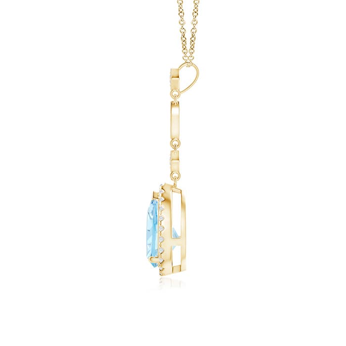 AAA - Aquamarine / 1.26 CT / 14 KT Yellow Gold