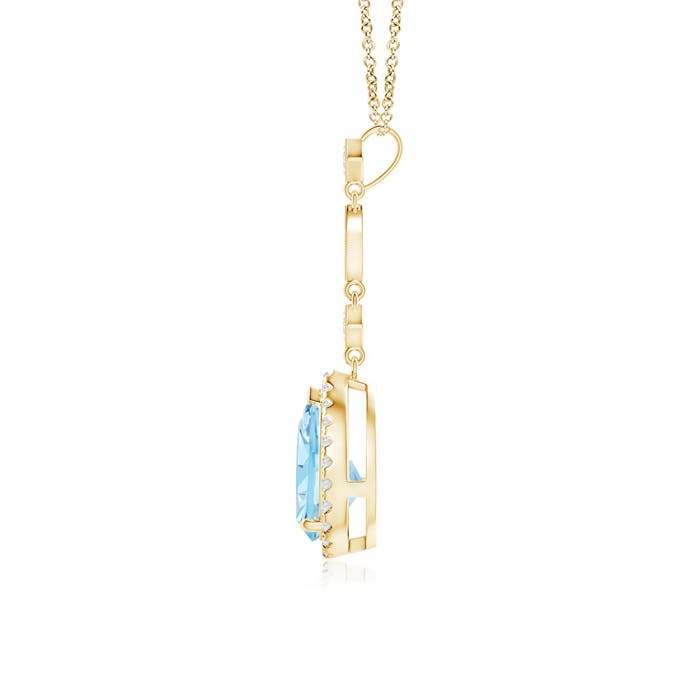 AAAA - Aquamarine / 1.26 CT / 14 KT Yellow Gold