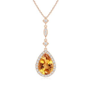 Pear AA Citrine
