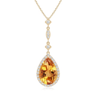 Pear AA Citrine