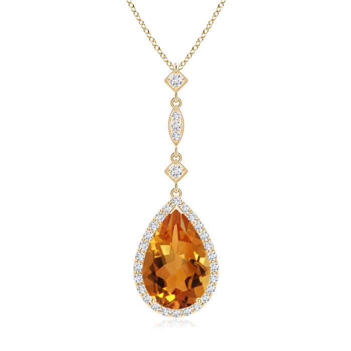 AAA - Citrine / 2.61 CT / 14 KT Yellow Gold