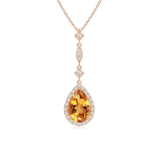 Pear AA Citrine