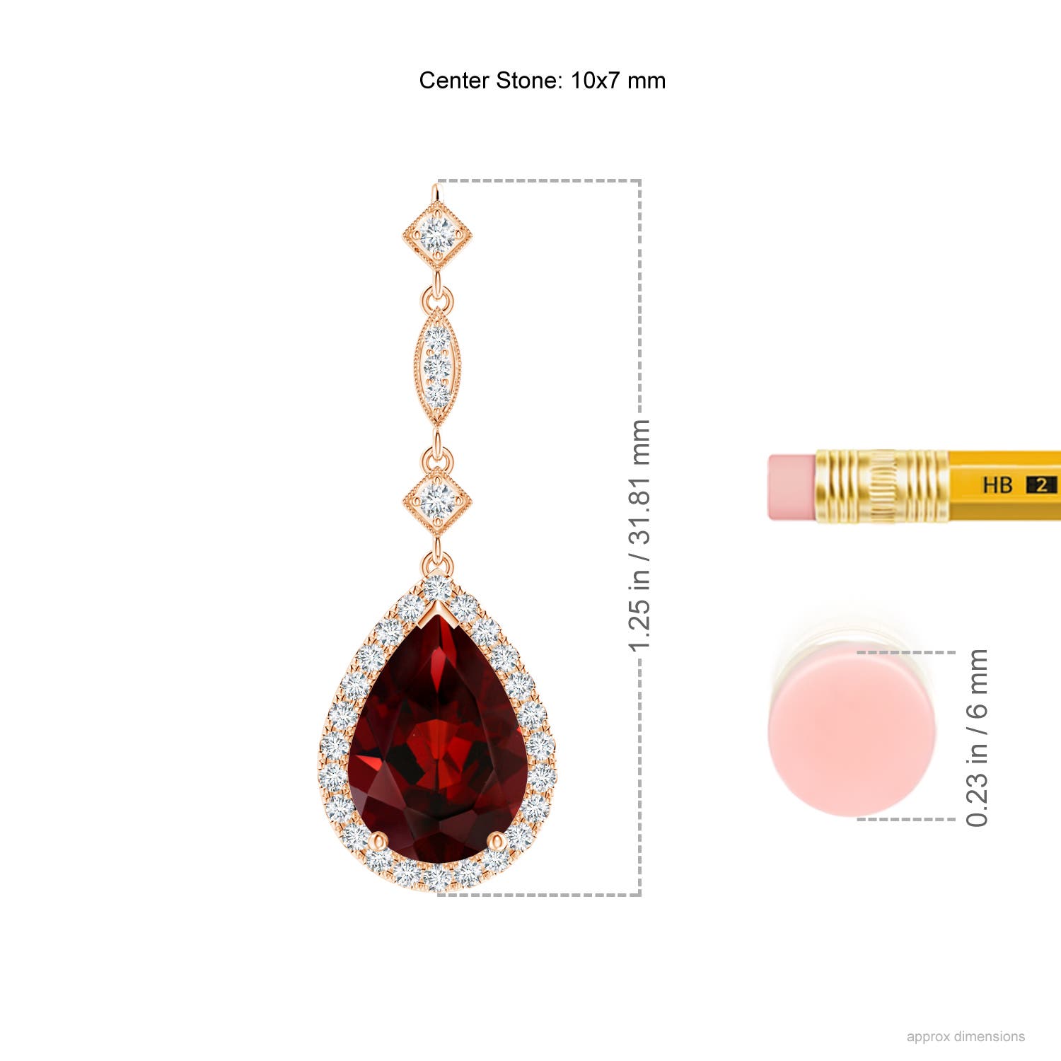 AAA - Garnet / 2.28 CT / 14 KT Rose Gold