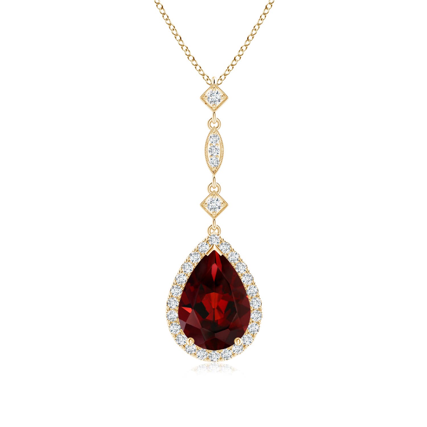 AAA - Garnet / 2.28 CT / 14 KT Yellow Gold