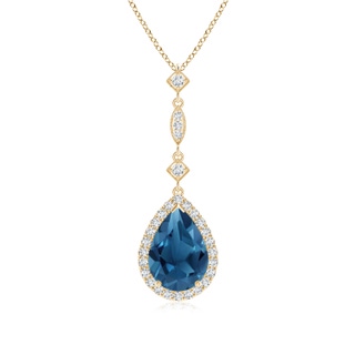 Pear AA London Blue Topaz