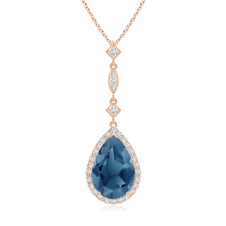 Pear A London Blue Topaz
